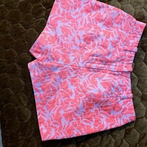 J.Crew Pink Flowal Patterned Shorts